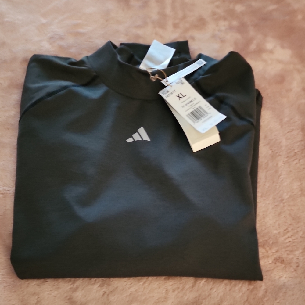 Adidas Dark Gray Quarter-Zip Pullover